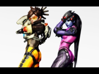 MMD OverWatch Shake It Off - Tracer & WidowMaker