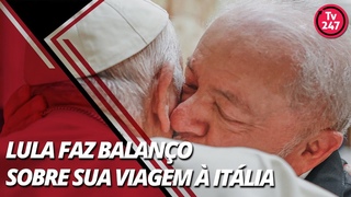 Lula faz balanço sobre sua viagem à Itália