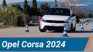 Opel Corsa 2024 - Maniobra de esquiva (moose test) y eslalon |