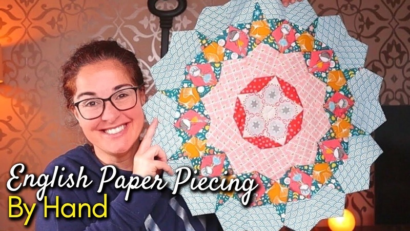 La Passacaglia Rosetta with HOW MANY PIECES , English Paper Piecing By Hand, Step By Step