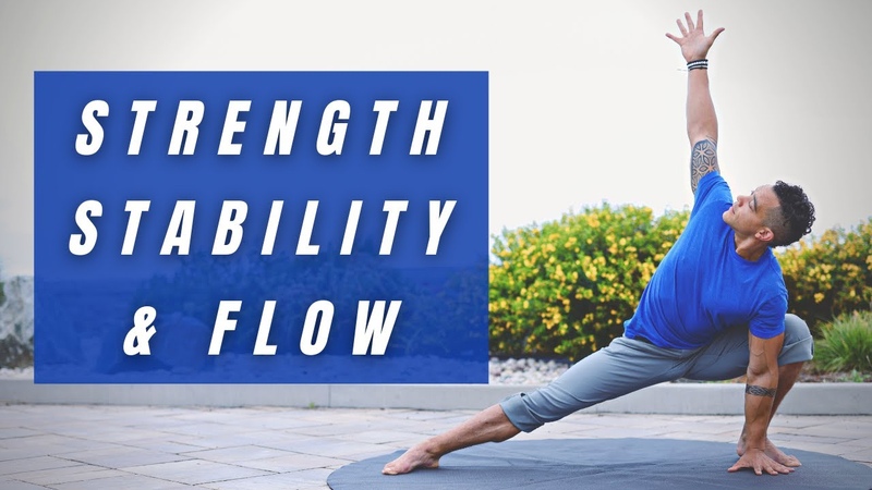 STRETCH, STRENGTH, FLOW, 15 min Guided Ground Movement