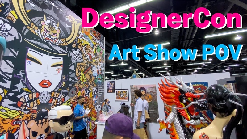 Designer Con Art Show Walk Around