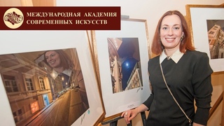 Николай Седнин и Ян Осин открывают выставку Ольги Веретиной