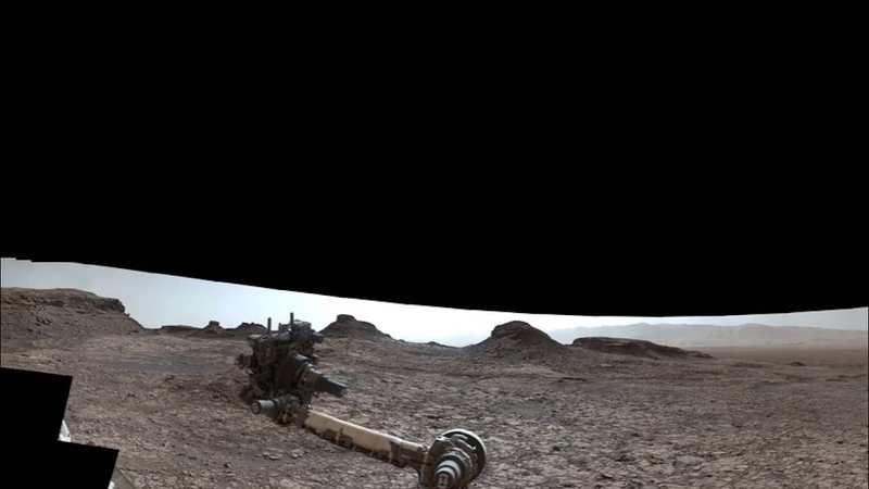 NASAs Curiosity Mars Rover at Murray Buttes (360