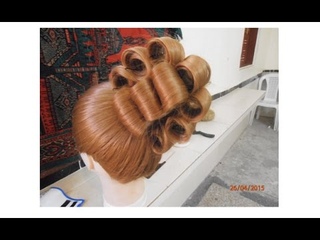Hairstyles - How to make a wedding bun