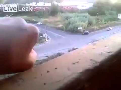 Hand eating and puking