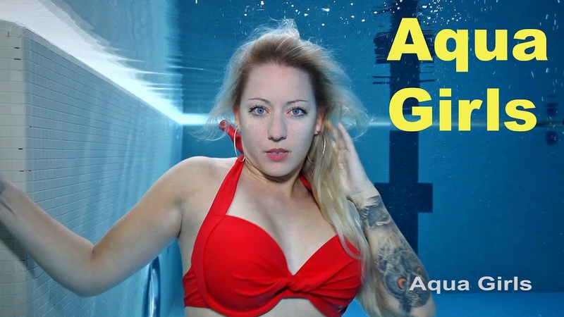Underwater Girl Red