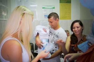 Видеосъемка выписки из роддома, г. Выборг