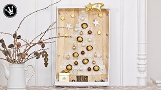 DIY - Weihnachtsdeko selber machen  | Tannenbaum aus Spitze | Geschenkidee | Geschenke verpacken