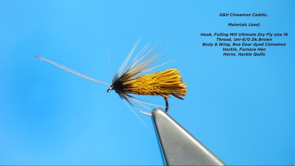 Tying a Small GH Cinnamon Sedge with Davie Mc
