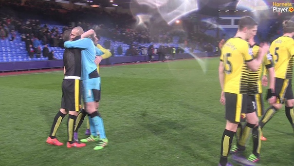 PITCH CAM: The Hornets Celebrate At Selhurst