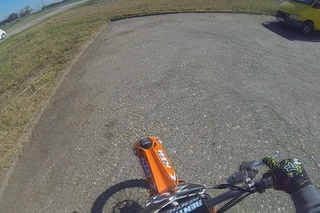 Dirtbike vs police awesome run away on a 2014 Sx250f