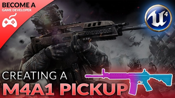 M4 A1 Weapon Pickup , 37 Creating A First Person Shooter ( FPS) With Unreal Engine