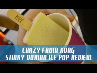 Stinky Durian Ice Pop - Crazy From Kong Review!!