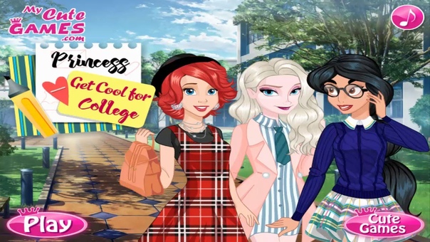 Disney Frozen games Princesses get cool for College Rapunzel and Flynn Shopping