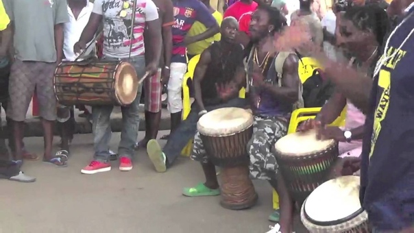 Fode Lavia Camara Djembefola, Conakry, Winter 2015,