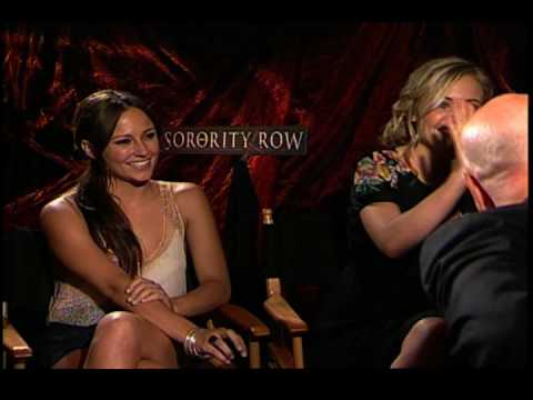 Briana Evigan and Leah Pipes interview for Sorority