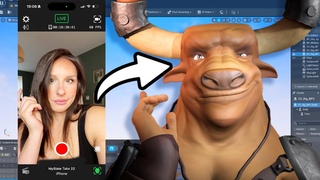 Finally! Custom 3D Character Face Mocap