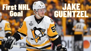 Jake Guentzel #59 (Pittsburgh Penguins) first NHL goal 21/11/2016 (Classic NHL)
