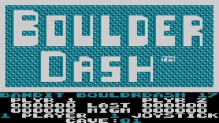ATARI 8bit,Bandit Boulderdash 17