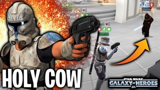 This is CRAZY! Captain Rex is DESTROYING Lord Vader + Reva - 5v5 and 3v3 Omicron Gameplay