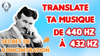 Comment changer la fréquence d’une musique de 440Hz à 432Hz ?