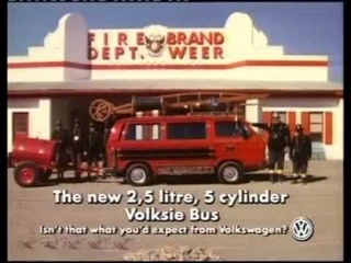 South Africa - Volkswagen Microbus Fire Engine Commercial
