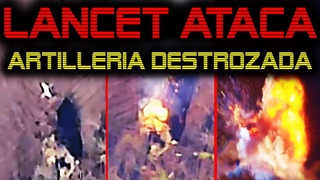 LANCET RUSO ANIQUILA ARTILLERIA POLACA KRAB  RUSIA CASTIGA LA ARTILLERIA UCRANIANA EN EL NIEPER