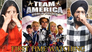 We struggled to watch some scenes TEAM AMERICA : WORLD POLICE (2004) First Time Watching