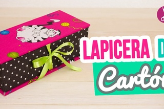 Lapicera de Cartn  | DIY Estuche para Lpices Sin Coser | REGRESO A CLASES Catwalk Cartonaje
