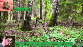 Šoreiz meklēju WW2 artefaktus./This time I’m looking for WW2 artifacts.
