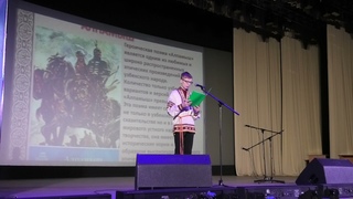 Русская былина Алеша Попович и Тугарин Змеевич. Читает Иван Осин. Абакан.