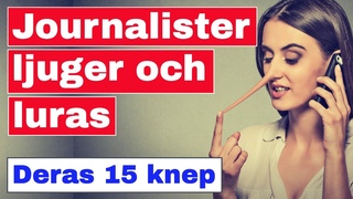 Journalister ljuger och luras  hr r deras 15 knep  public service vrst