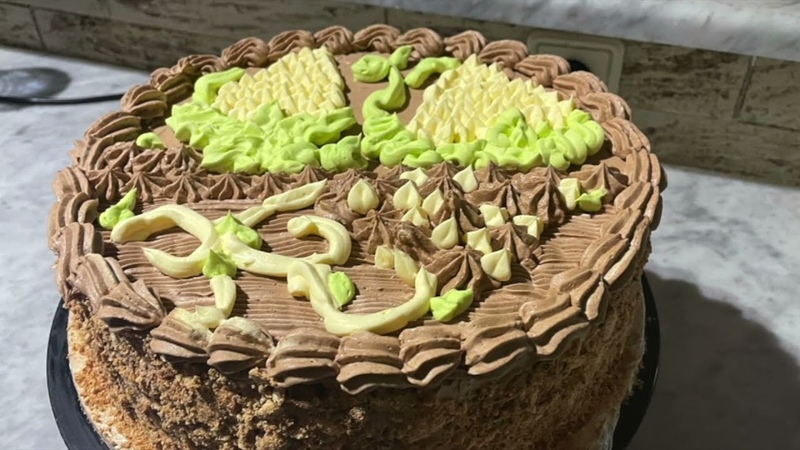 The famous Kyiv cake (1956) Be sure to try it Detailed
