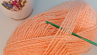 This model only has 1 row and I couldn't believe it! New crochet pattern
