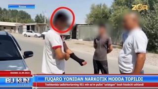 Fuqaro yonidan narkotik modda topildi (Jizzax)
