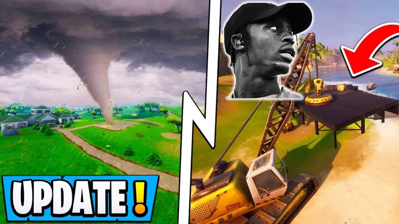 NEW Travis Scott STAGE is Here, HURRICANE, 10, 000 Free Vbucks