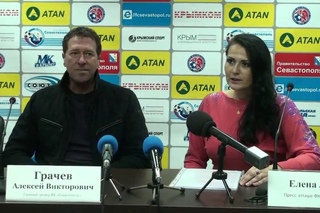 Футбол. Алексей Грачёв, послематчевое интервью ( г.)