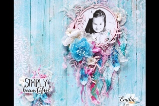 Picture Perfect - Summer with Lemoncraft - LO Start to Finish  Emilia Sieradzan
