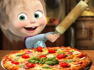 Masha Pizza Maker - Pizzeria - Game Video - Ans32 Game