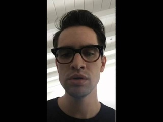 Brendon Urie covering “Creep“ by Radiohead on Periscope