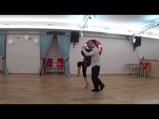 Урок 77. Колесита в Танго. Партнерша на своей оси.