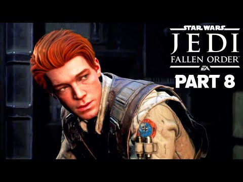 STAR WARS JEDI FALLEN ORDER Walkthrough Part 8 THE UNDERGROUND JAIL ( FULL
