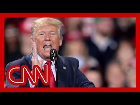 Trump implies Democrats dead husband looking up from