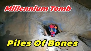 THERE IS A THOUSAND-YEAR-OLD TOMB AT THE BOTTOM OF THE TIANKENG, AND A PILE OF BONES WERE FOUND