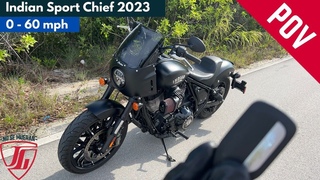 Indian Sport Chief 2023  | 0 a 60mph | Jaime Gabaldoni POV-4K