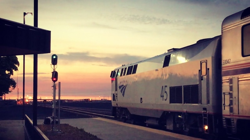 The Amtrak EMPIRE BUILDER three days crossing Big Sky