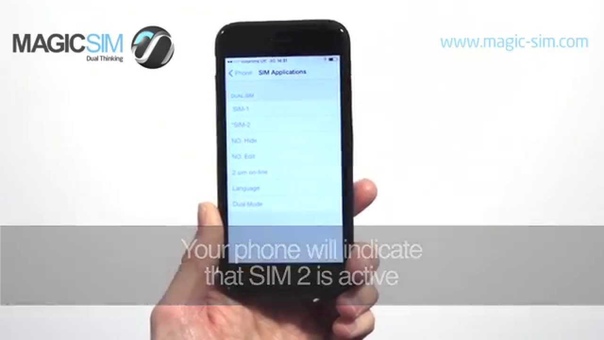 i Phone 6, 6+ ( PLUS) Dual SIM Adapter MAGICSIM ELITE NO