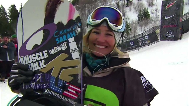 Gretchen Bleiler 2nd Place Run Winter Dew Tour Snowbasin Snowboard Superpipe