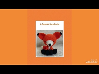 Raposa Sonolenta Amigurumi